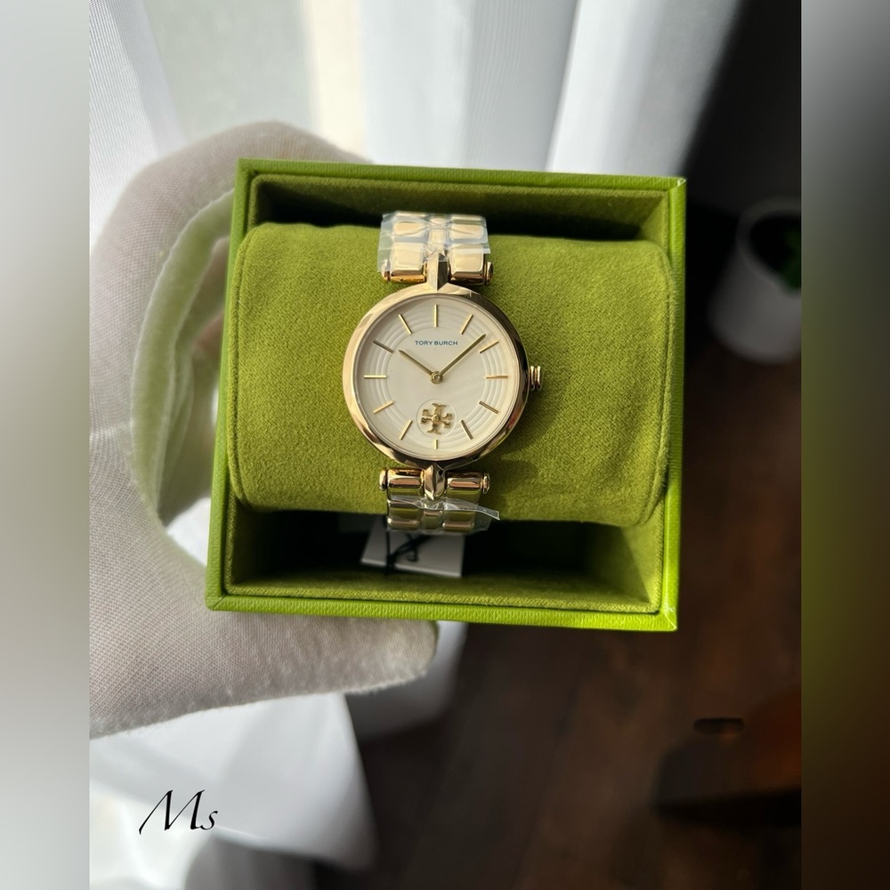 Tory Burch Gold Bracelet The Kira Stainless Steel Watch